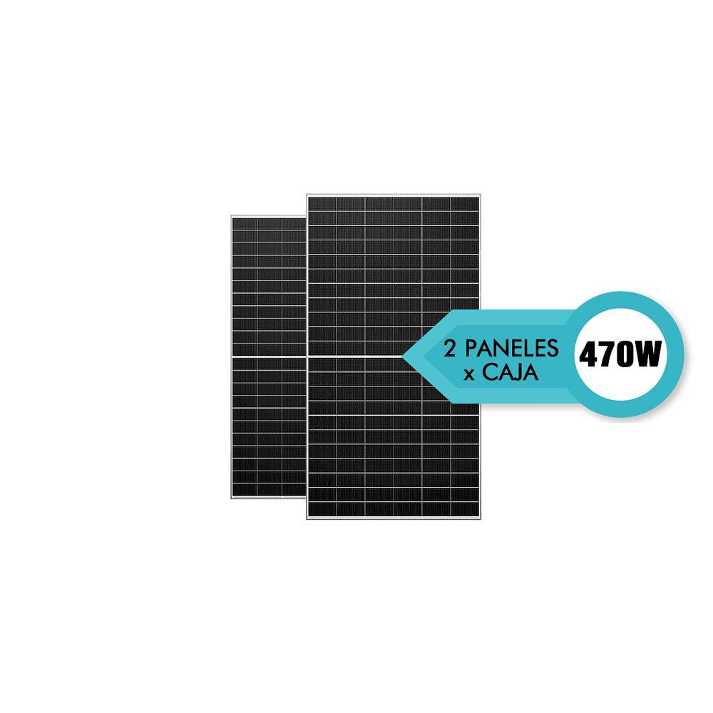 Panel Solar Fiasa 470w x 2 Unid Bifacial Mono 230472117