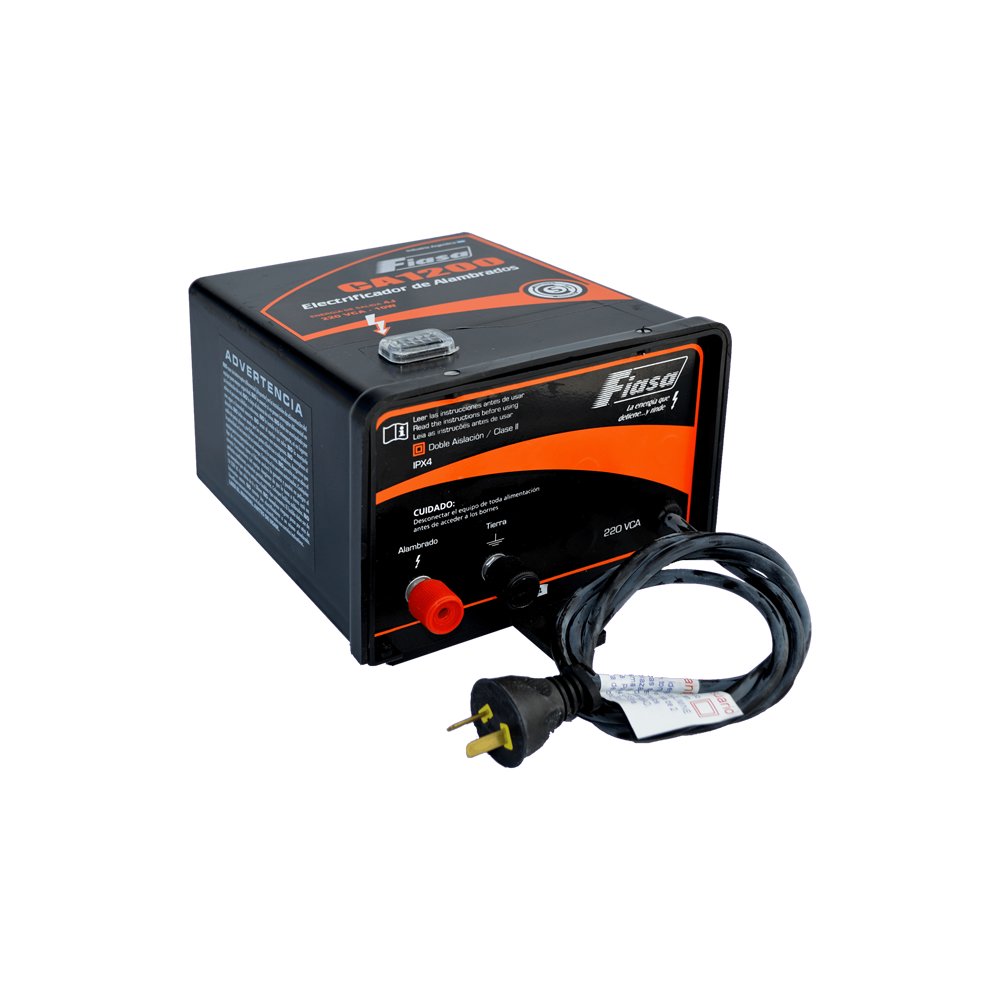 Electrificador de alambrados Fiasa 220 Volts CA 650 – 65 K – 1,8 J