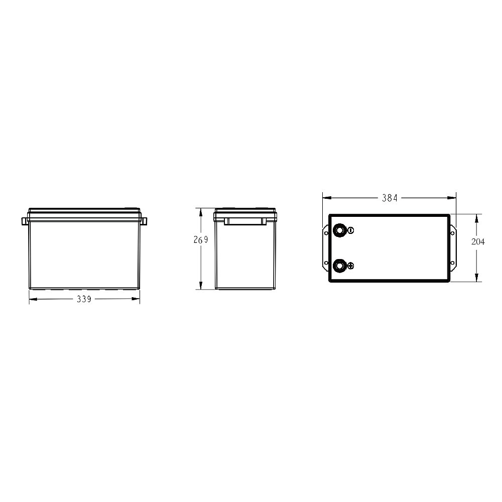 Batería Monoblock Fiasa de Litio 12V 300ah 218010009