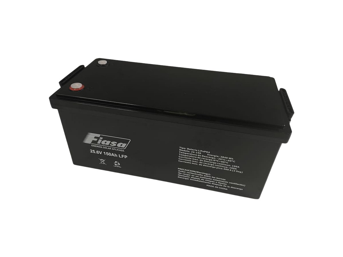 Batería Monoblock de Litio Fiasa 25.6V150ah