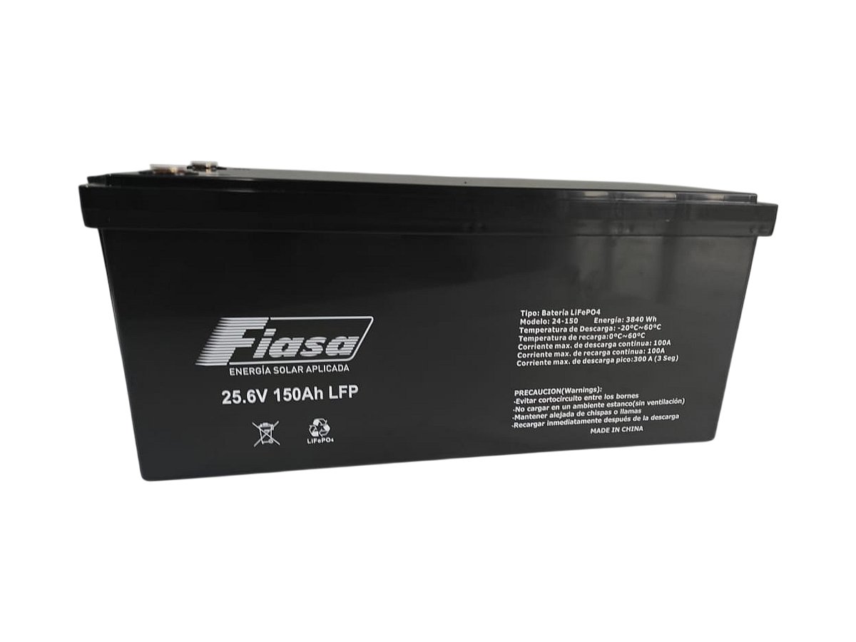 Batería Monoblock de Litio Fiasa 25.6V150ah
