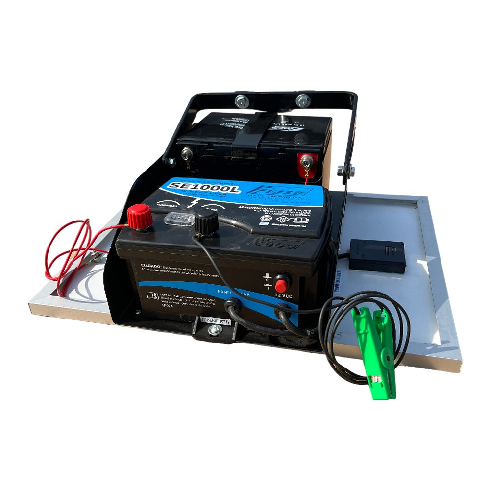 Boyero/Electrificador Solar de Alambrados Fiasa SE 1000L con batería de litio incluída