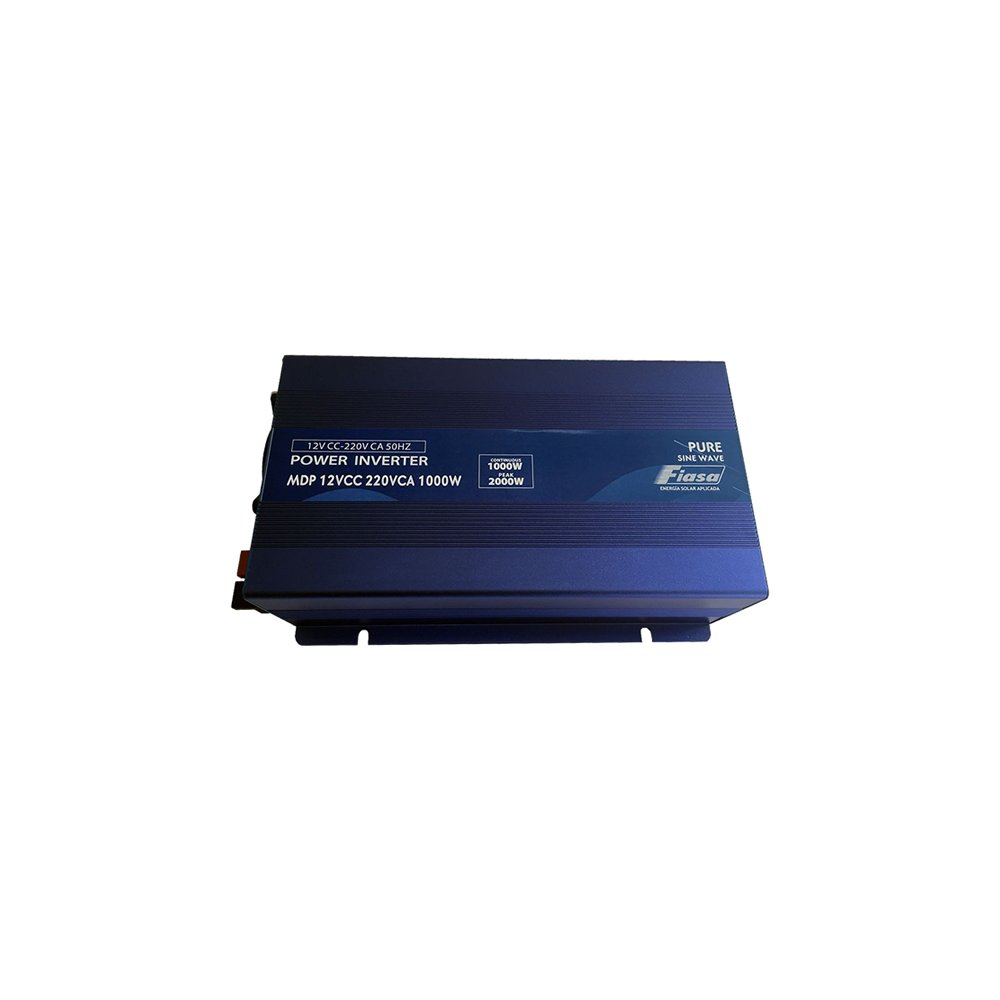 Inversor de Corriente Off Grid FIASA Onda Senoidal Pura 12 VCC/220 VCA 1000W
