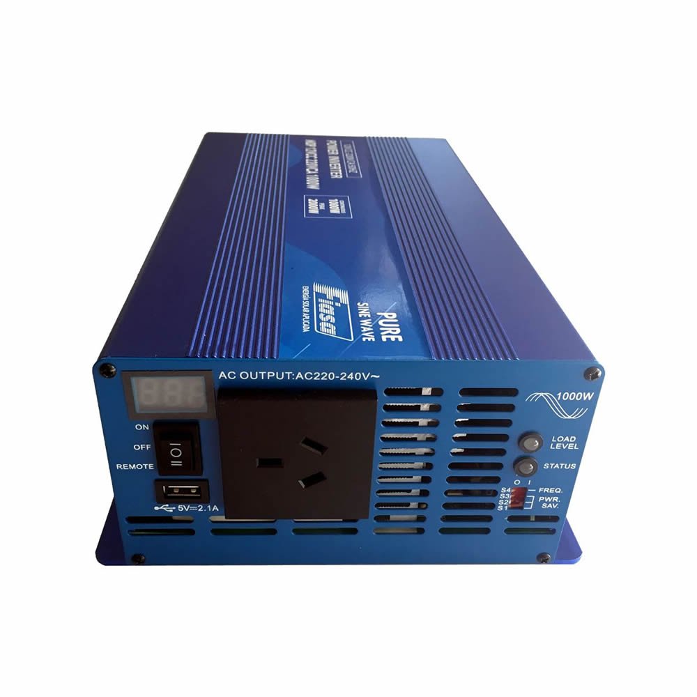 Inversor de Corriente Off Grid FIASA Onda Senoidal Pura 12 VCC/220 VCA 1000W | fiasa.com.ar | Fábrica de Implementos Agrícolas