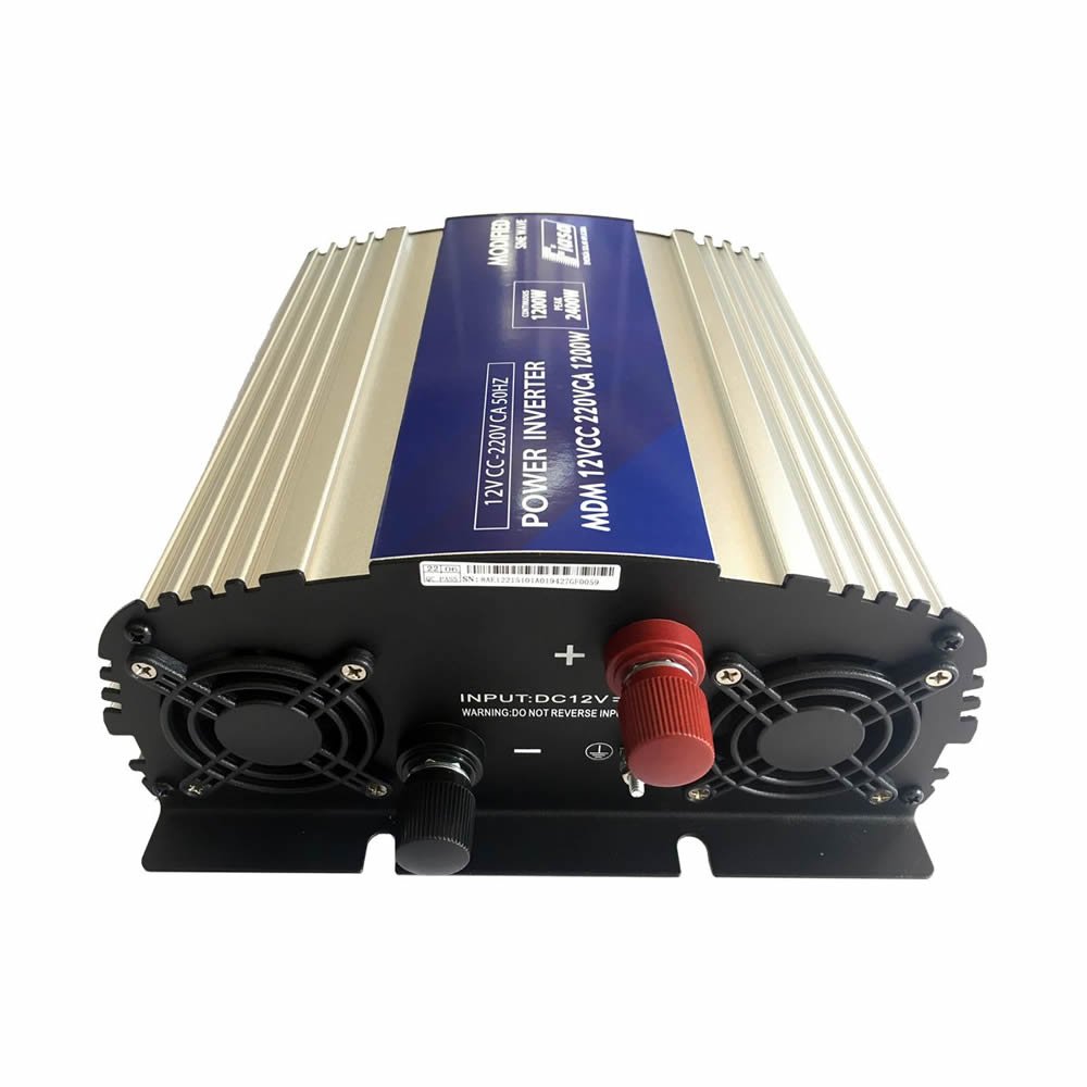 Inversor de Corriente Off Grid Fiasa Onda Senoidal Modificada 12V 1200W | fiasa.com.ar | Fábrica de Implementos Agrícolas