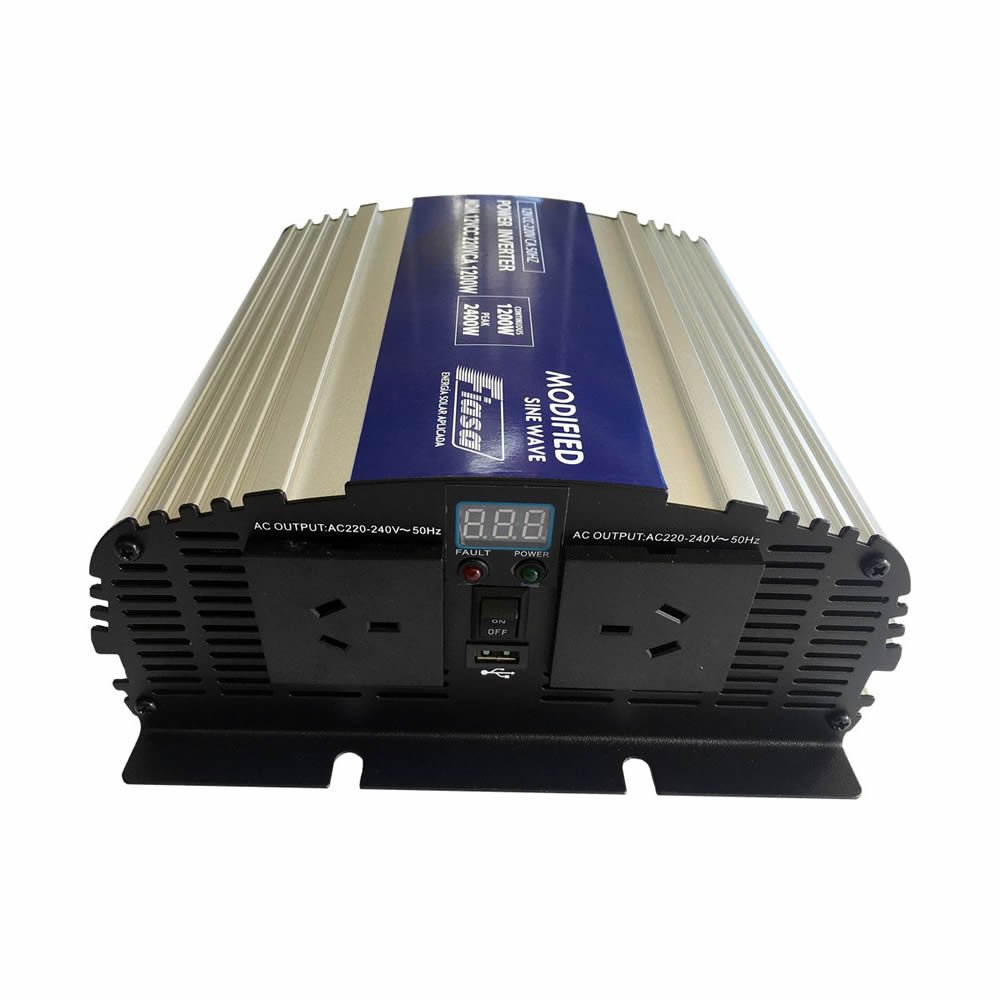 Inversor de Corriente Off Grid Fiasa Onda Senoidal Modificada 12V 1200W | fiasa.com.ar | Fábrica de Implementos Agrícolas