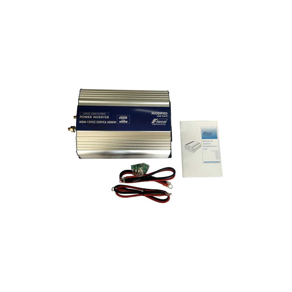 Inversor de Corriente Off Grid Fiasa Onda Senoidal Modificada 12V 2000W