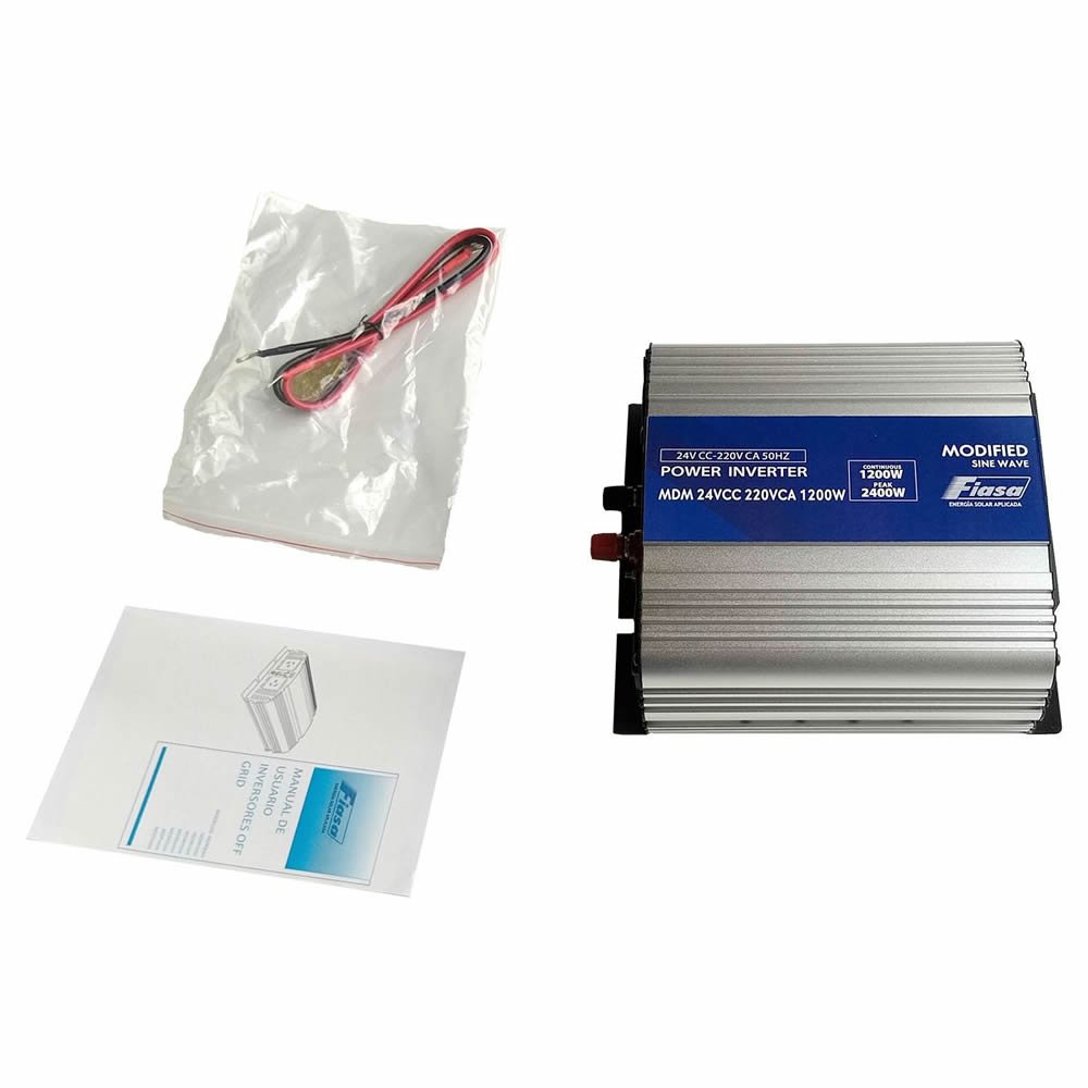 Inversor Off Frid FIASA 24VCC/220 VCA 1200W 230244008 | fiasa.com.ar | Fábrica de Implementos Agrícolas