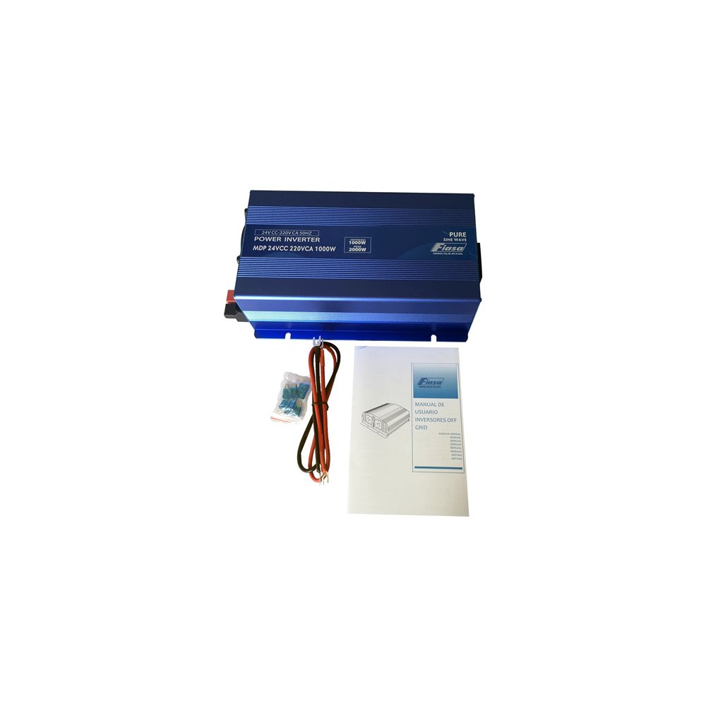 Inversor de Corriente FIASA Onda Senoidal Pura 24VCC 220VCA 1000W