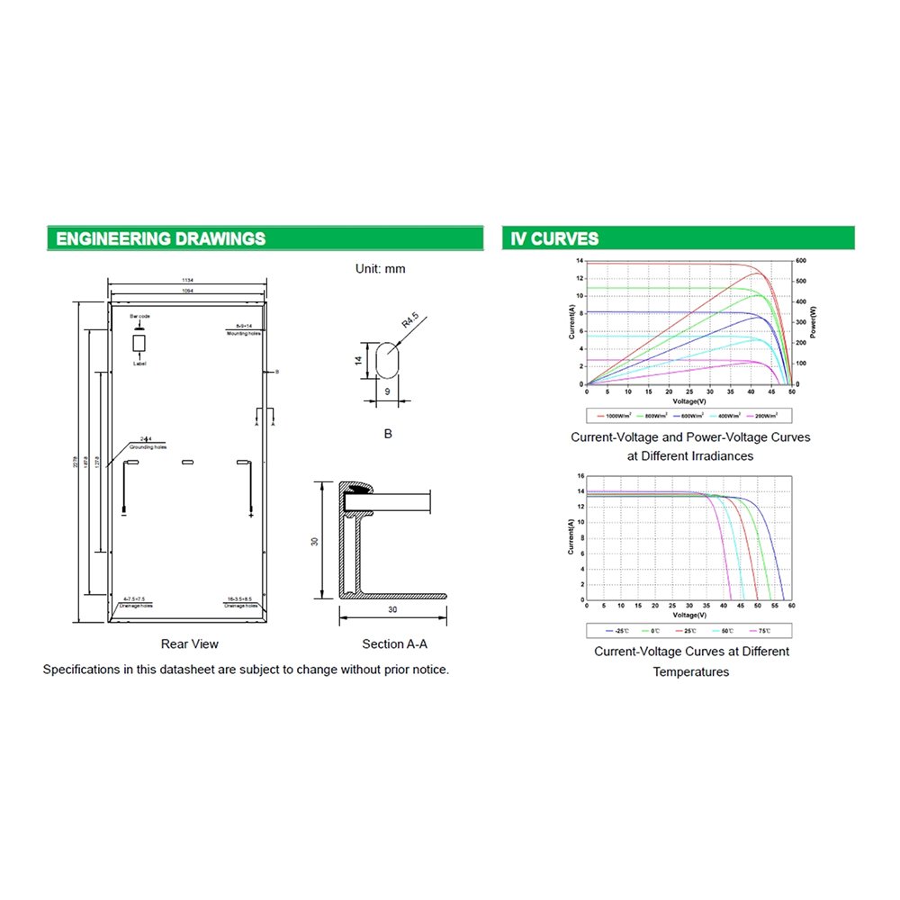 Panel Solar Fiasa 550W 7M144HC x 2