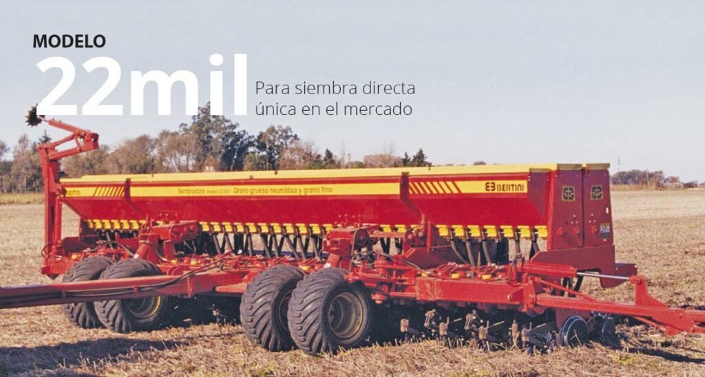 Sembradora Bertini 22mil